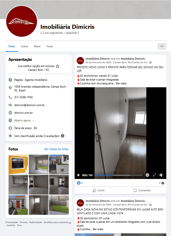 Social media mockup